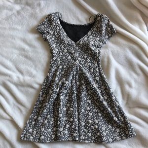 Flowered Flair Dress